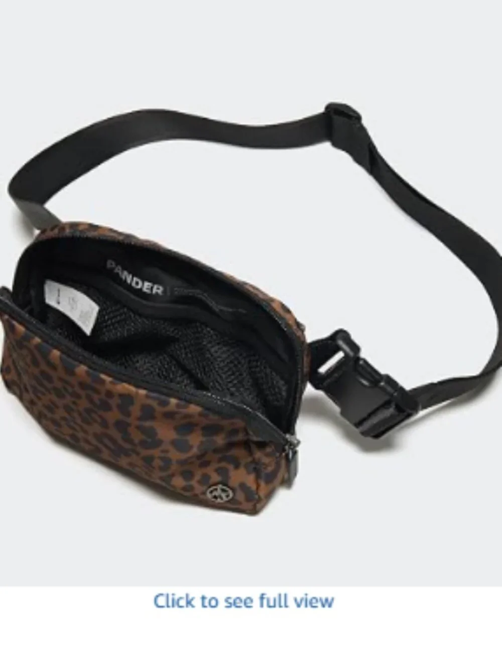 Pander Nylon Fanny Pack for Women, Two-Way Zipper Crossbody Bag | 1L nylon belt